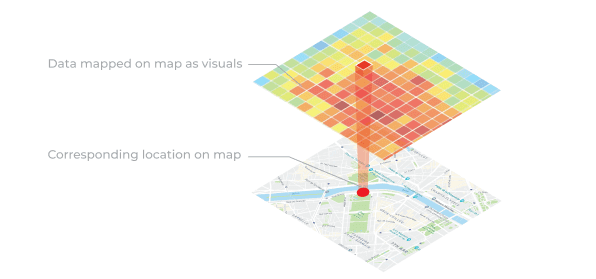 Map based data visualizations